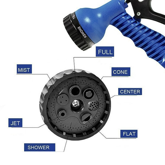 Expandable Magic Garden Hose With Spray Gun Approx 4 Metre Pipe (1 Set Mix Color)