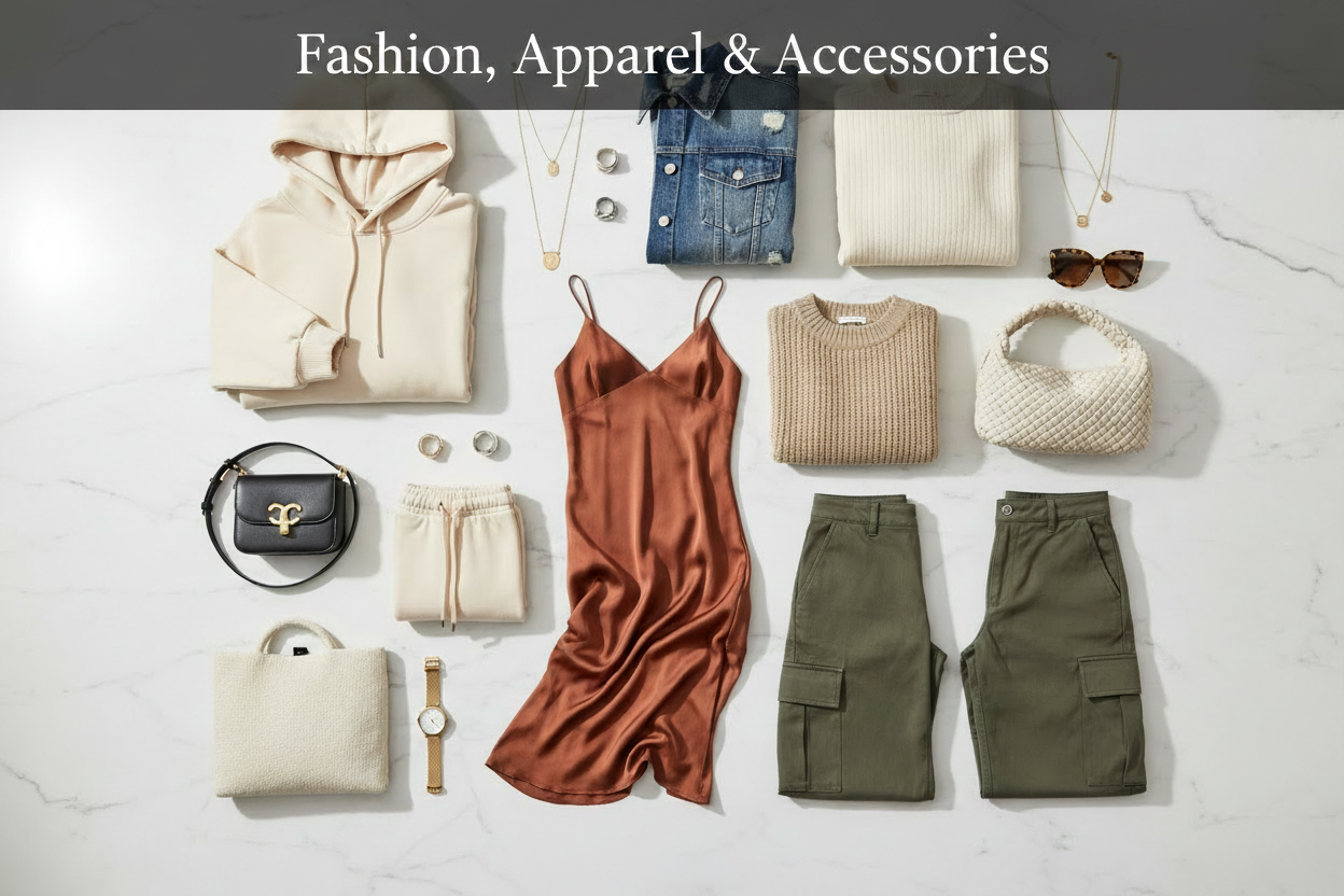 Fashion, Apparel & Beauty Products