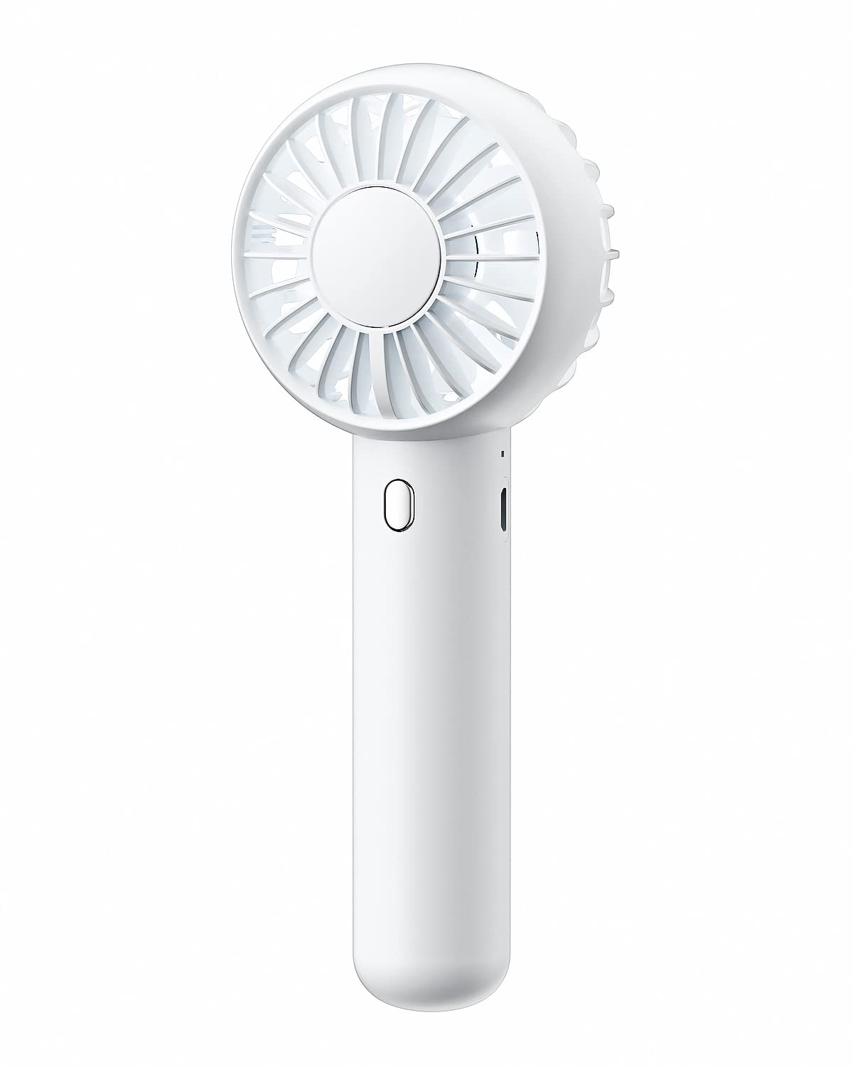 Gaiatop Mini Portable Fan, Powerful Hand Fan Cute Design 3 Speed Personal Small Desk Fan With Base, Lightweight Rechargeable Usb Handheld Fan For Girl, Women, Men, Indoor, Outdoor, 15 Cm, Pink