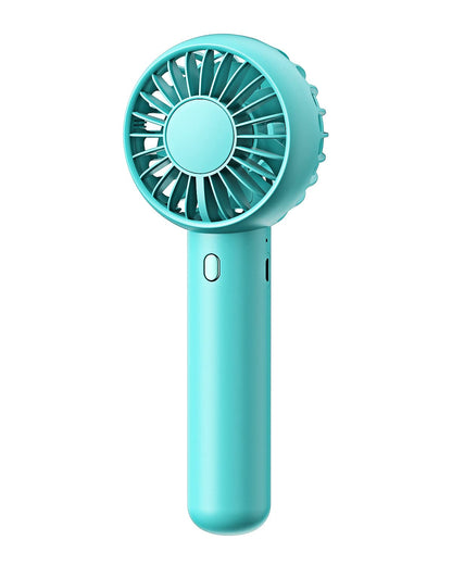 Gaiatop Mini Portable Fan, Powerful Hand Fan Cute Design 3 Speed Personal Small Desk Fan With Base, Lightweight Rechargeable Usb Handheld Fan For Girl, Women, Men, Indoor, Outdoor, 15 Cm, Pink