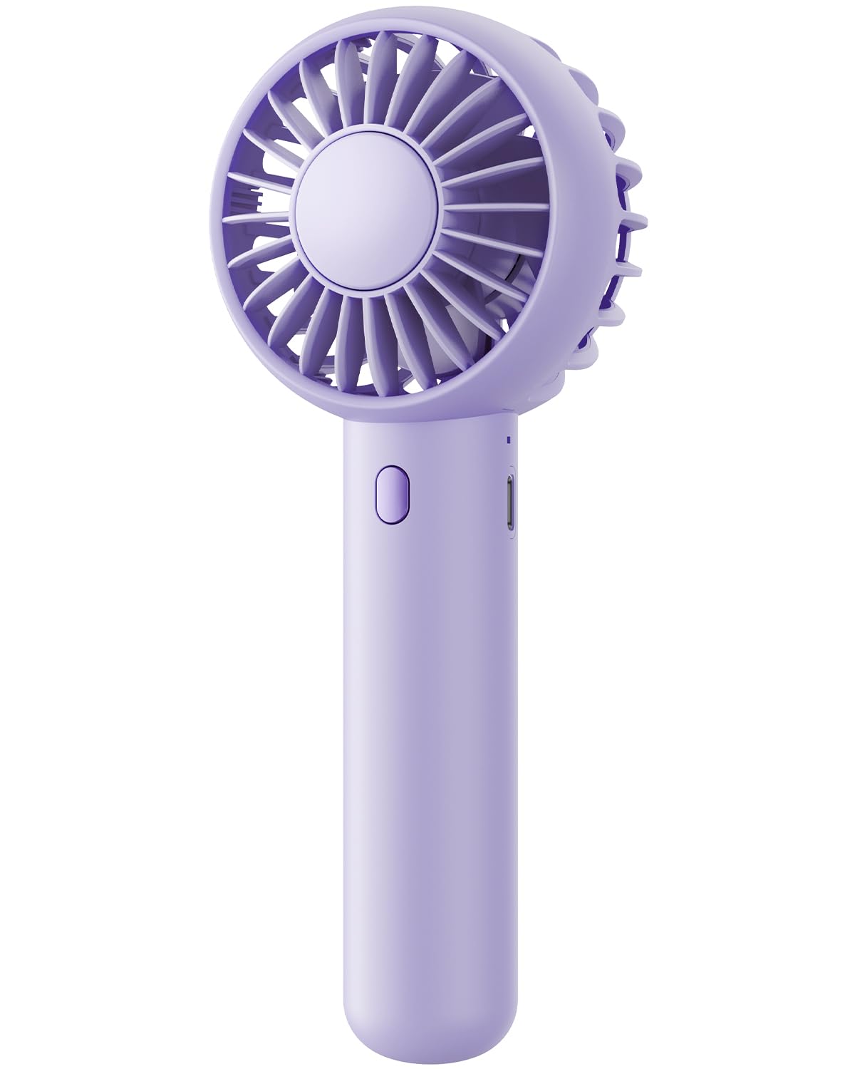 Gaiatop Mini Portable Fan, Powerful Hand Fan Cute Design 3 Speed Personal Small Desk Fan With Base, Lightweight Rechargeable Usb Handheld Fan For Girl, Women, Men, Indoor, Outdoor, 15 Cm, Pink