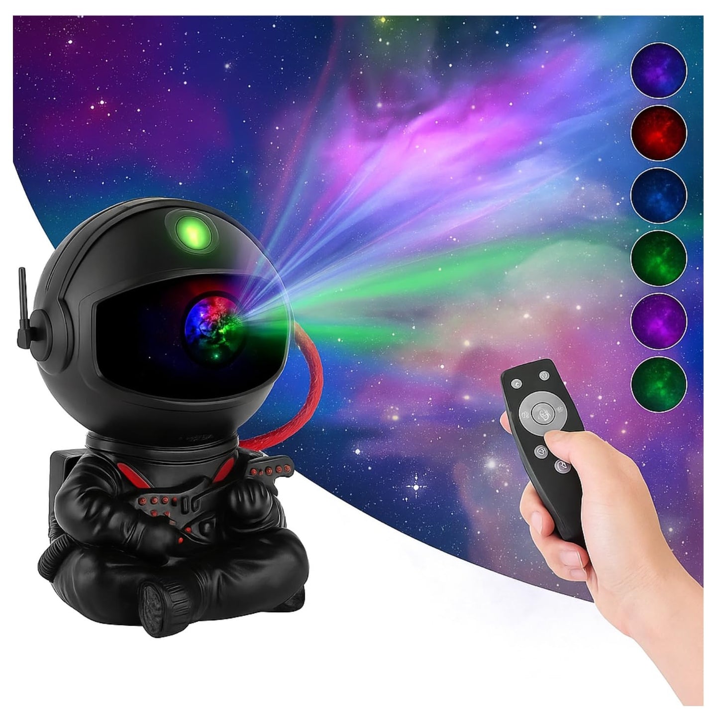 One94Store Space Projector Night Light – Nebula Star Projector with Remote Control, Space Lamp for Kid’s Bedroom, Gifts, Gaming Room, Home & Décor and Parties (Corded Electric)