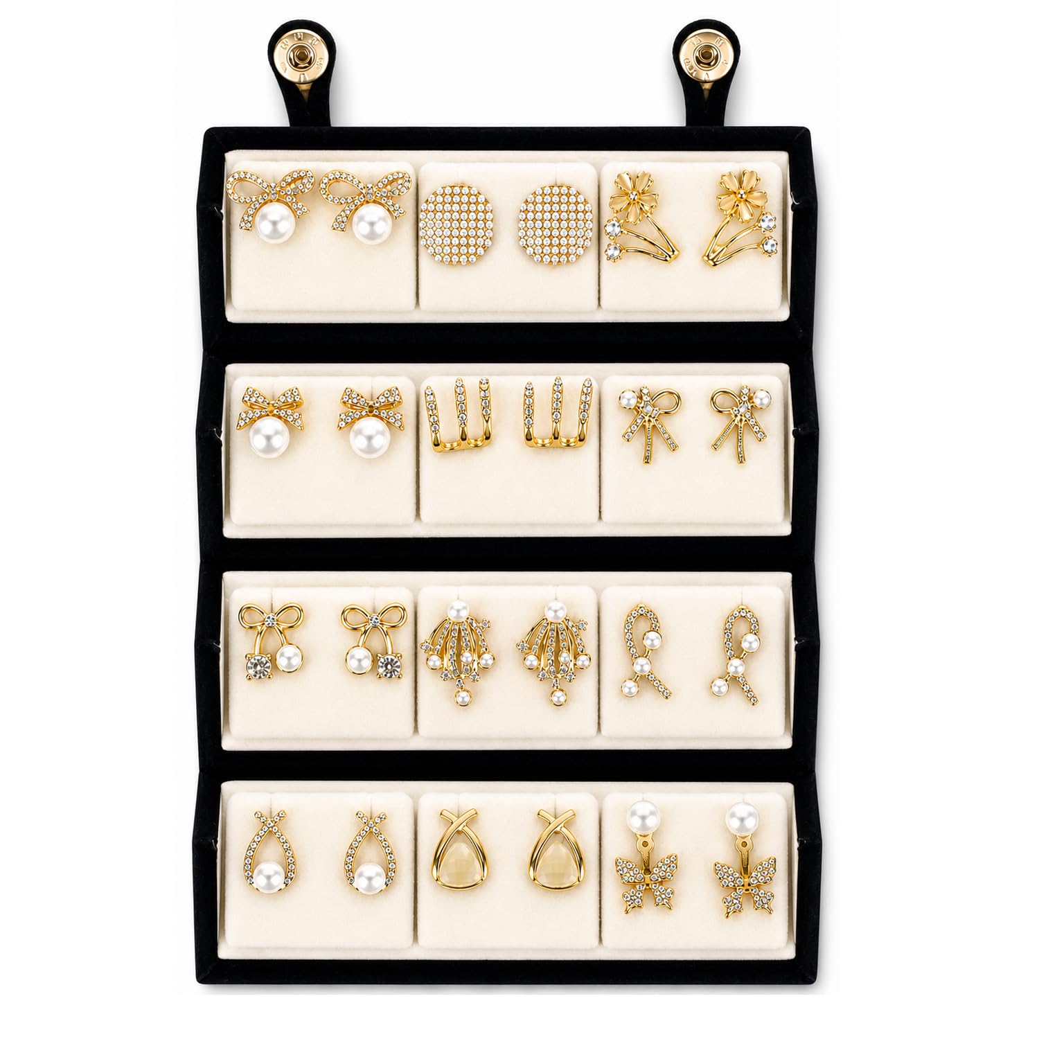 Shining Diva Fashion 12 Pairs Set Earrings for Women Girls with Stylish Organizer Box | Valentine Birthday Rakshabandhan Gifts for Girls Girlfriend Wife Sister