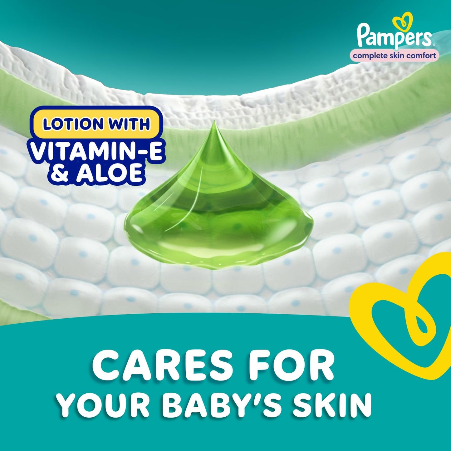 Pampers Complete Skin Comfort Pants, (XL) 56 Count, Anti-rash blanket, Lotion with Vitamin E & Aloe Vera, Extra Large size baby diapers, 12-17kg