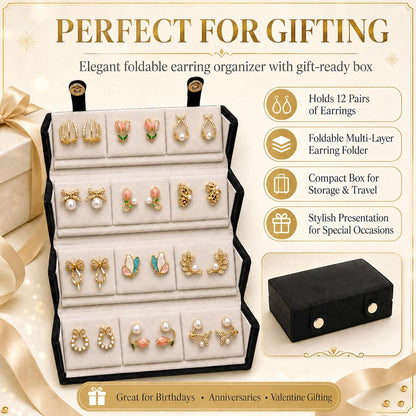 Shining Diva Fashion 12 Pairs Set Earrings for Women Girls with Stylish Organizer Box | Valentine Birthday Rakshabandhan Gifts for Girls Girlfriend Wife Sister