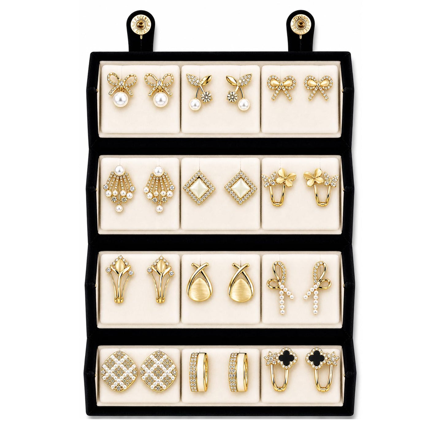 Shining Diva Fashion 12 Pairs Set Earrings for Women Girls with Stylish Organizer Box | Valentine Birthday Rakshabandhan Gifts for Girls Girlfriend Wife Sister