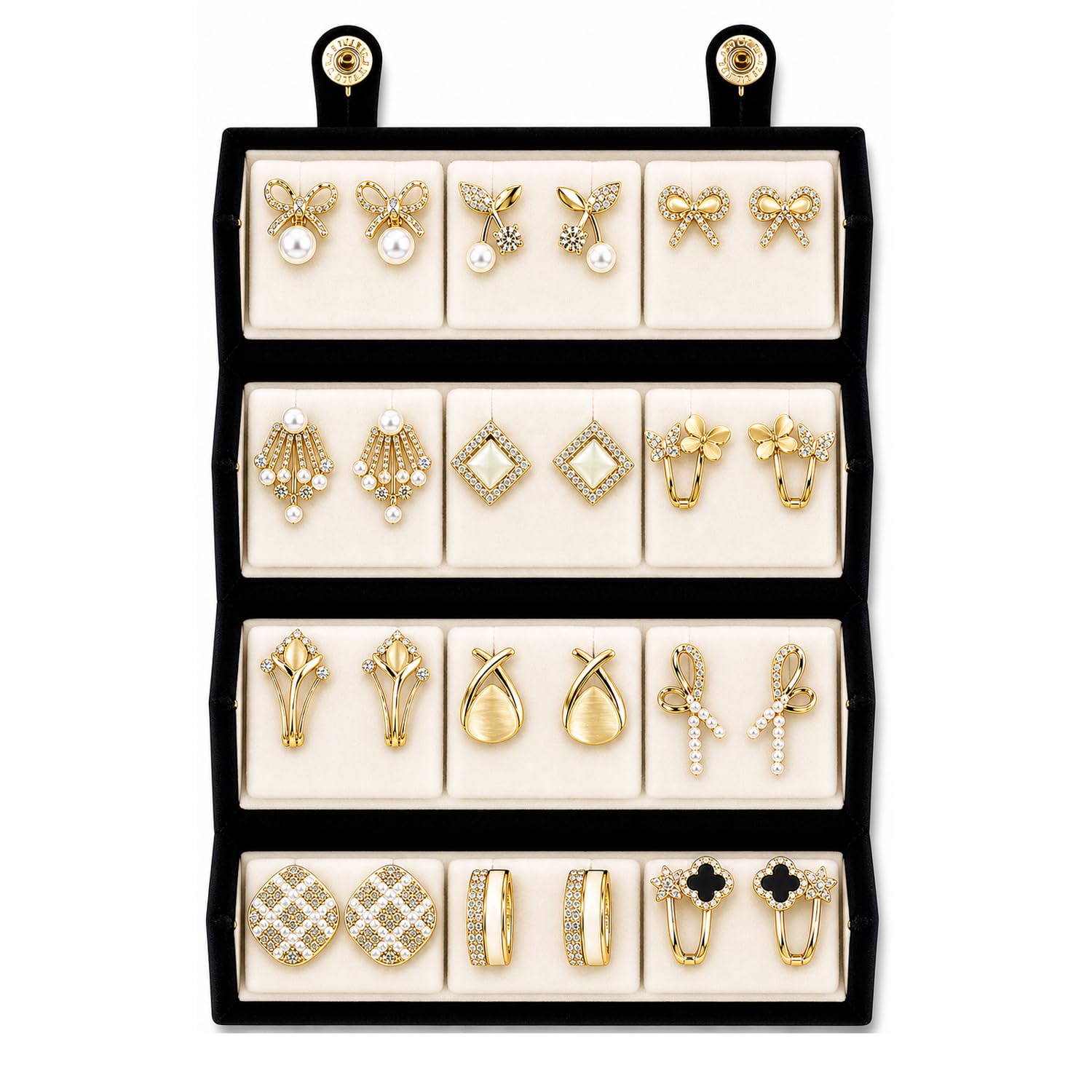 Shining Diva Fashion 12 Pairs Set Earrings for Women Girls with Stylish Organizer Box | Valentine Birthday Rakshabandhan Gifts for Girls Girlfriend Wife Sister