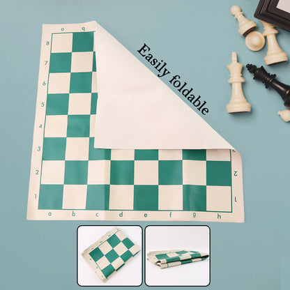 Big Premium Portable Chess Set Plastic Chess Pieces (1 Set)