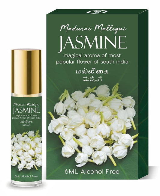 Parag Fragrances Alcohol Free & Long Lasting Attar Perfume Roll-On 6ml (Jasmine)