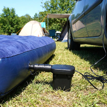 Portable Electric Air Pump Inflator Set With Car Charging Adapter (1 Set)