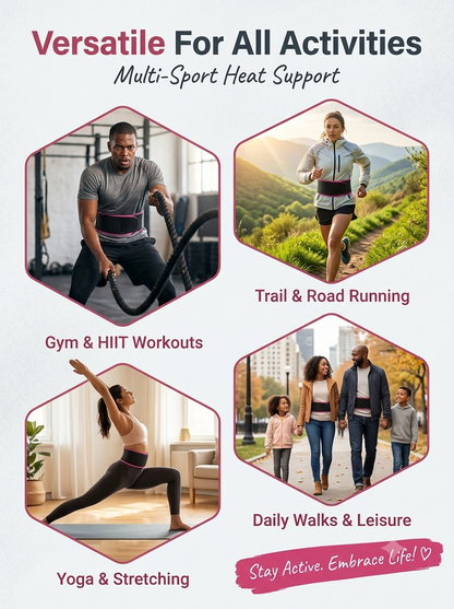 Adjustable Workout Sweat Belt – Waist Wrap