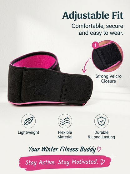 Adjustable Workout Sweat Belt – Waist Wrap